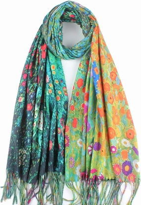 Umjetnost Soft Cashmere Feel Scarf For Women Winter Warm Scarves Large Shawl Wrap Monet Van Gogh Art Print