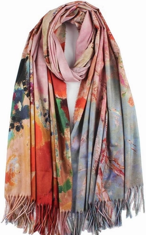 Umjetnost Soft Cashmere Feel Scarf For Women Winter Warm Scarves Large Shawl Wrap Monet Van Gogh Art Print