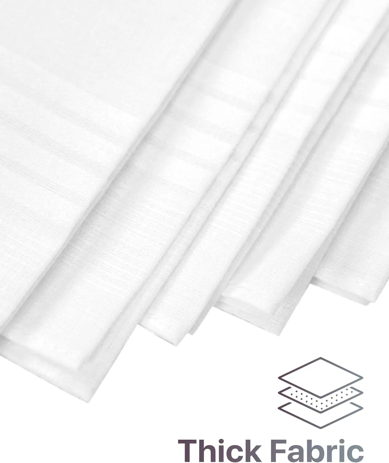 Umo Lorenzo Pocket Square Handkerchiefs for Men Soft 100% Cotton Hankies