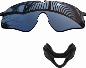 UV Protection Replacement Lenses for Oakley Si Ballistic M Frame Alpha OO9296 Sunglasses - Titanium Polarized