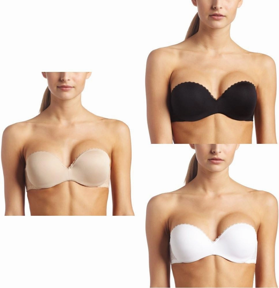 Vanity Fair Women's Gel Touch Padded Strapless Push Up Bra (32A - 38D)