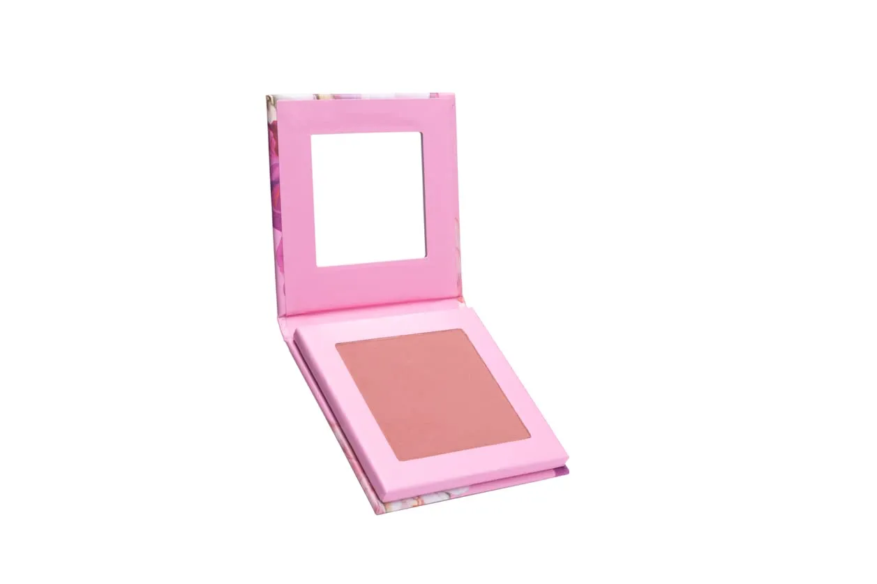 VASANTI Bloom Mineral Blush (Orchid - Berry/Magenta) Highly Blendable Face Cheek Powder Blush, Longwearing, Lightweight, Makes You Look Fresh and Awake - Paraben-Free, Cruelty-Free, for all Skintones