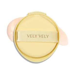 VELY VELY Aura Honey Glow Cushion - Moisturizing Foundation Glowing Hydrating Liquid Foundation Belgian Spa Water Honey Propolis All Skin Type 15g 0.53oz (#13 Fair Refill Only)