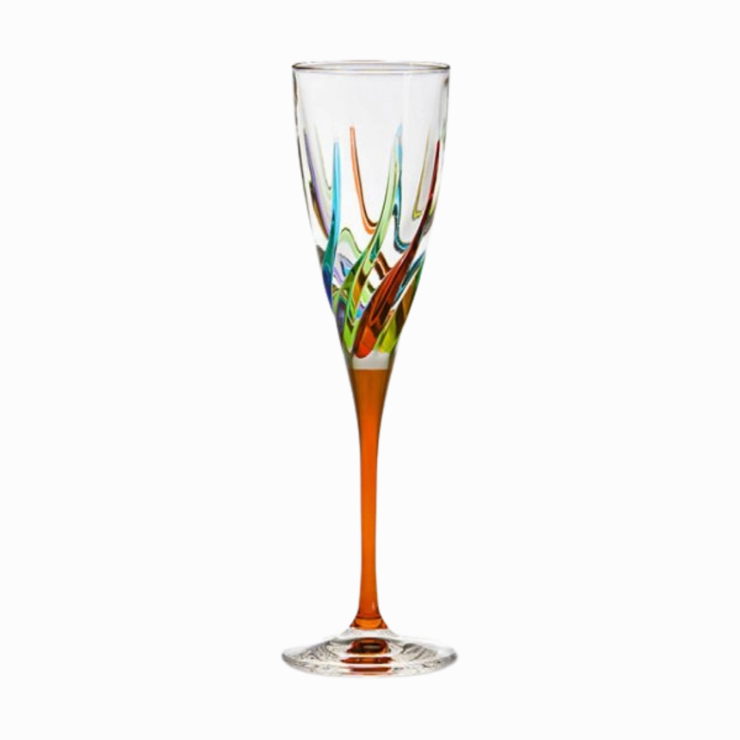 Venetian Trix Champagne Flute