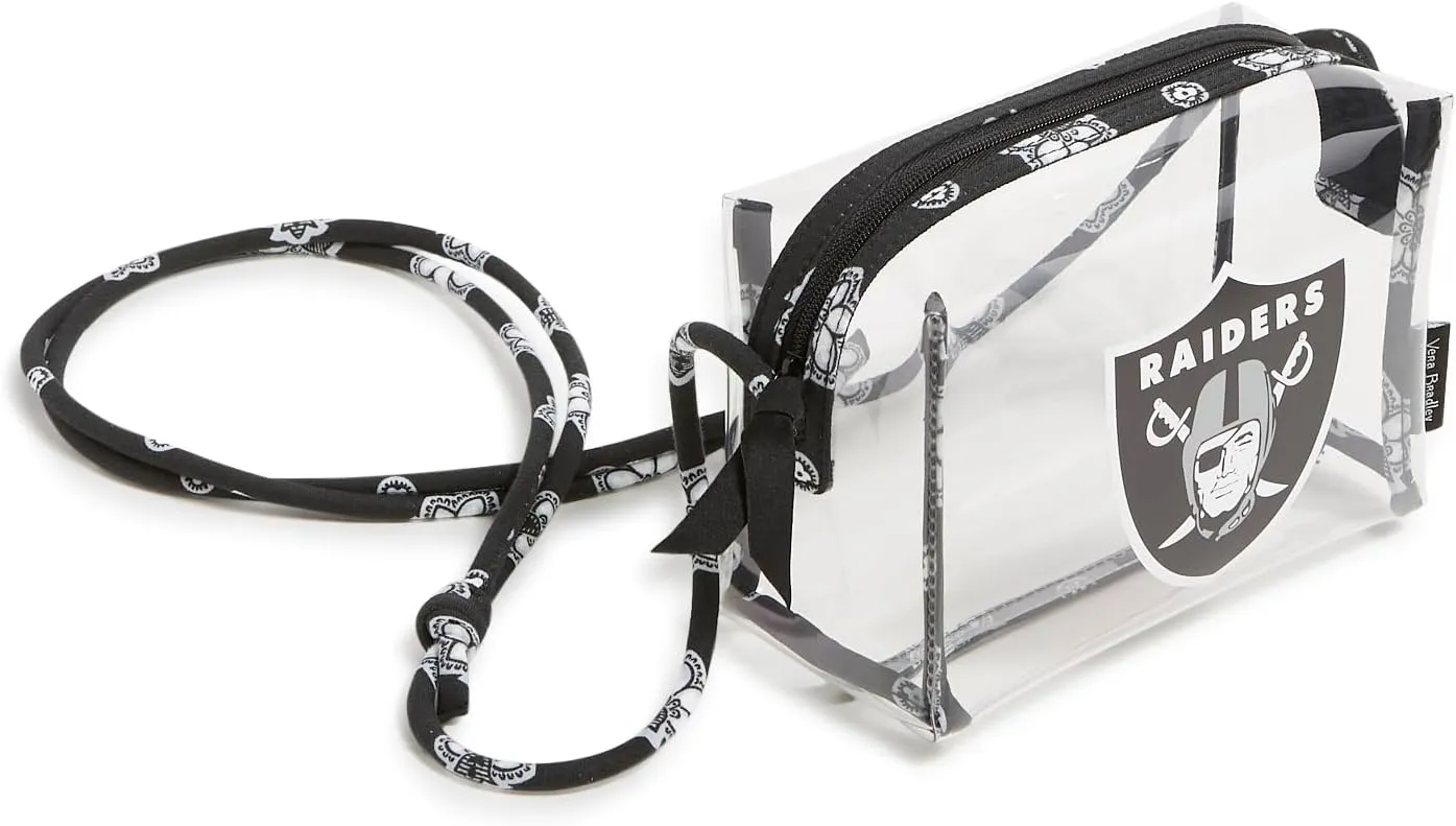 Vera Bradley Women's Clear NFL Crossbody Bag (Multiple Teams Available)
