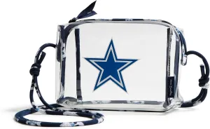 Vera Bradley Women's Clear NFL Crossbody Bag (Multiple Teams Available)