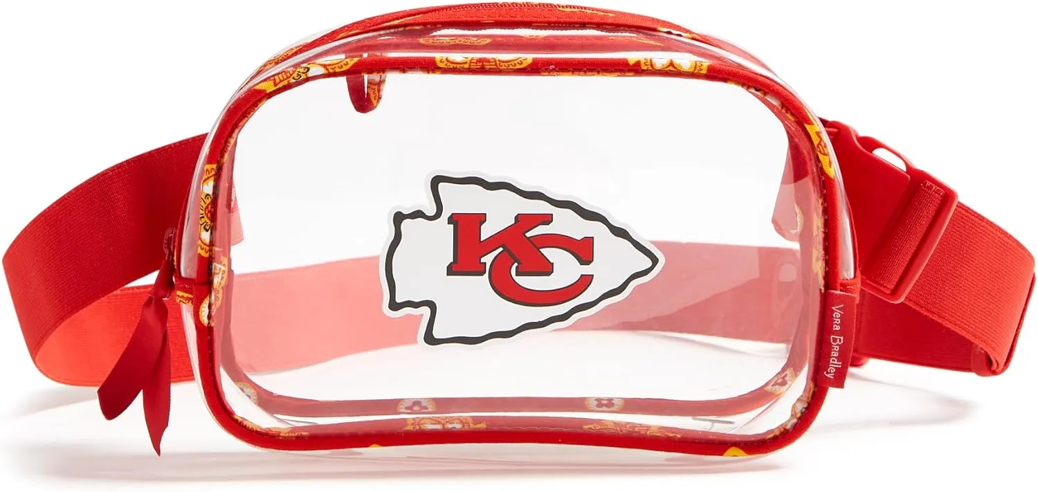 Vera Bradley Women's Clear NFL Small Belt Bag (Multiple Teams Available)