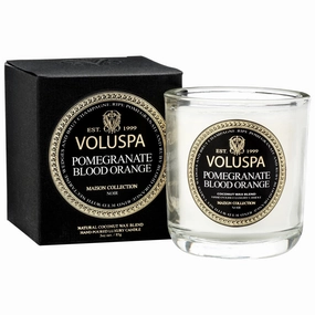 Voluspa Pomegranate Blood Orange Classic Maison Boxed Votive