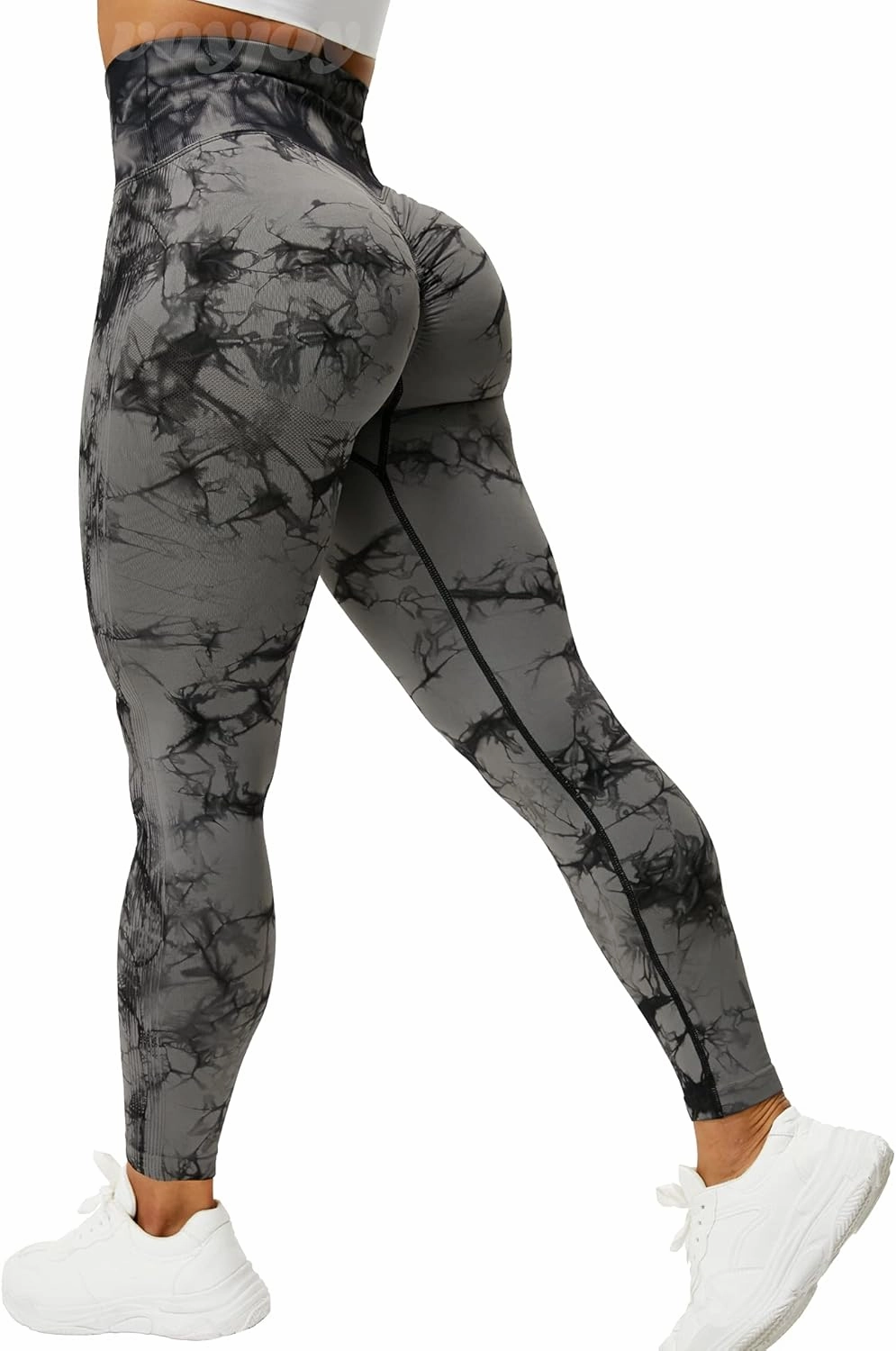 VOYJOY Seamless Leggings for Women High Waist Yoga Pants Scrunch Butt Lifting Elastic Tights