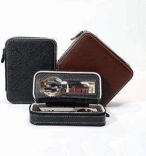 Watch Box Holder Portable PU Leather Display Case Storage Organizer