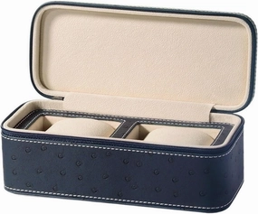 Watch Box Organizer Watch Storage Bag Minimalist European Style 2 Checked Watch Storage Boxes for Home, Travel and Business Trips watch case