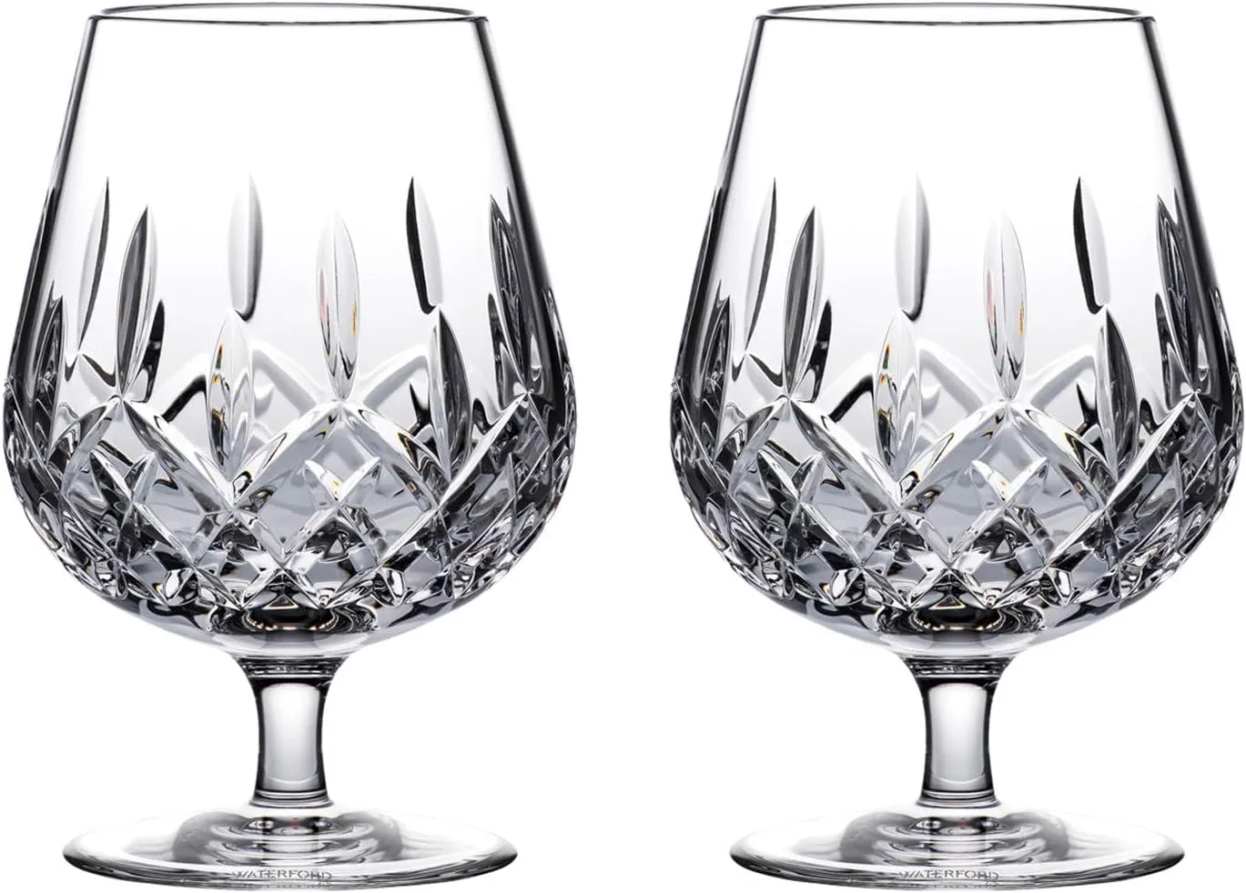 Waterford Connoisseur Lismore Set of 2 Brandy Balloon, 17 oz, Clear