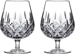 Waterford Connoisseur Lismore Set of 2 Brandy Balloon, 17 oz, Clear