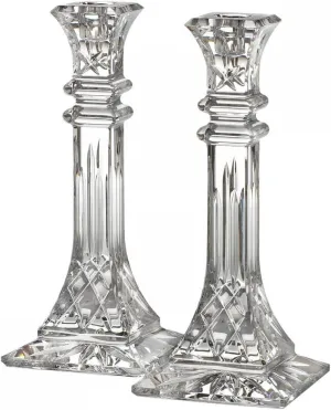 Waterford Lismore Candlestick Pair, 10", Clear