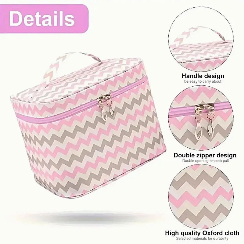 Waterproof Cosmetic Bag - Pink