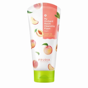 WELCOS FRUDIA My Orchard Peach Cleansing Foam | Moisturizing Face Wash & Foaming Facial Cleanser | Hydrating Face Wash for Dry Skin | K Beauty Exfoliating Gentle Face Wash & Foam Cleanser (4.23 Oz)