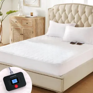 Westinghouse Heated Mattress Pad Queen, Comfortable Electric Mattress Pad with 10 Heating Settings & 1-12 Hours Auto Shut Off, Fit Up to 17" Deep Pocket, Queen Size 60"x80"