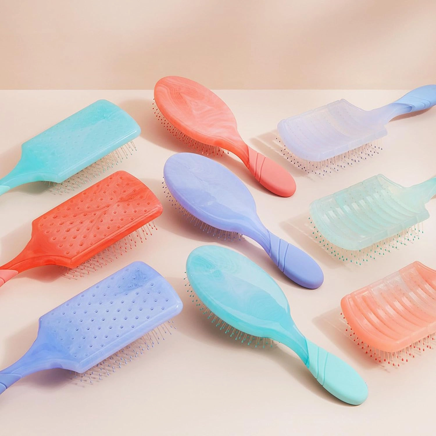 Wet Brush Pro Detangler Hair Brush, Limited Edition HYD - Peach