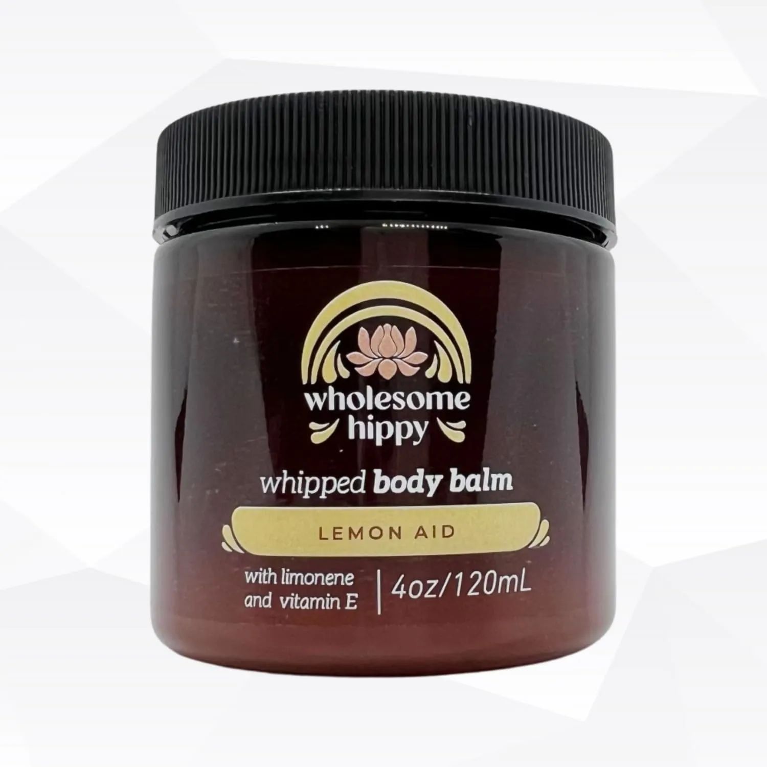 Wholesome Hippy Lemon-Aid -Whipped Wonder Balm with Limonene –Lemon balm (4oz)