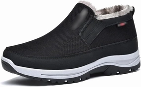 Winter Warm Retro Snow Plush Thickened Heated Shoes Outdoor Non-Slip Comfortable Casual Shoes(42 Code)
