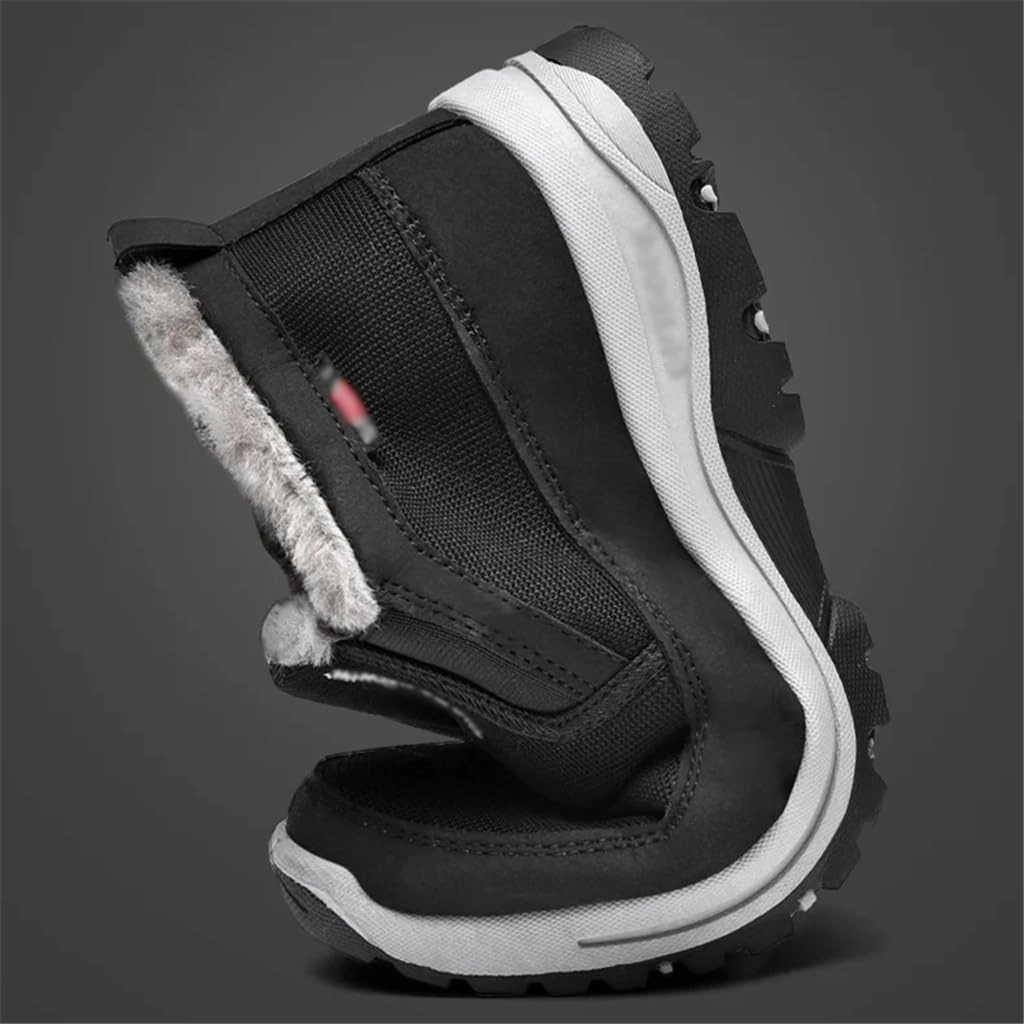 Winter Warm Retro Snow Plush Thickened Heated Shoes Outdoor Non-Slip Comfortable Casual Shoes(42 Code)
