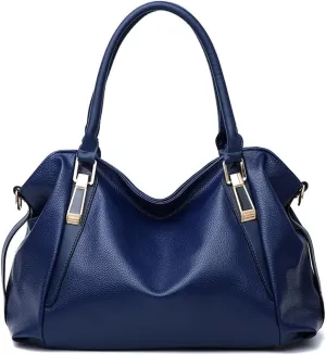 Women Shoulder Bag Solid Color Soft Large Capacity Bag Crossbody Handbag