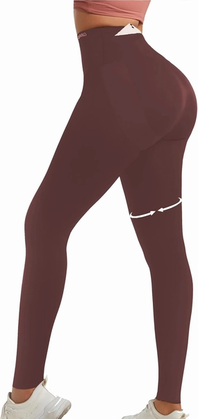 Women's Compression Leggings Butt Lifting Work Out Athletic Gym High Waist Tummy Control Stretchy with Pockets