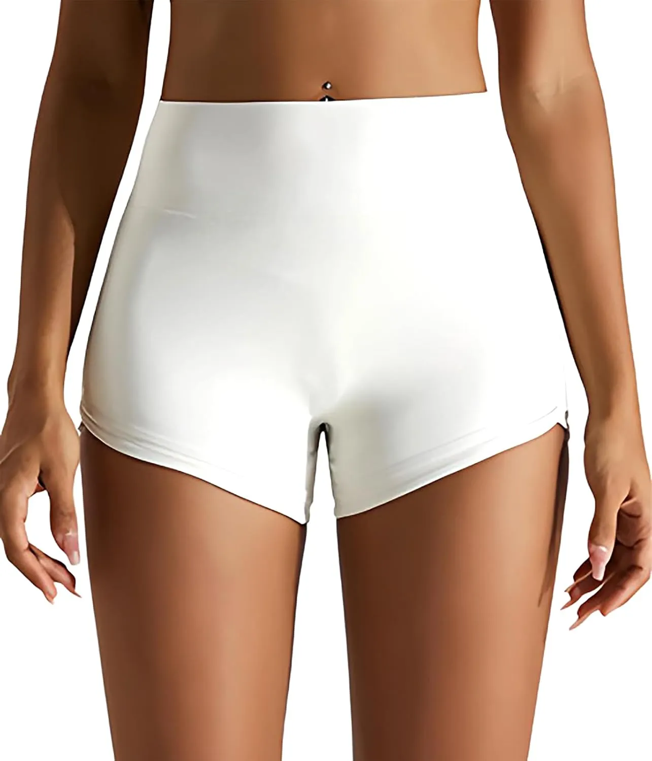 Womens Butterlift High Waist Scrunch Butt Biker Shorts 3 Inches No Front Seam Workout Yoga Gym Booty Shorts