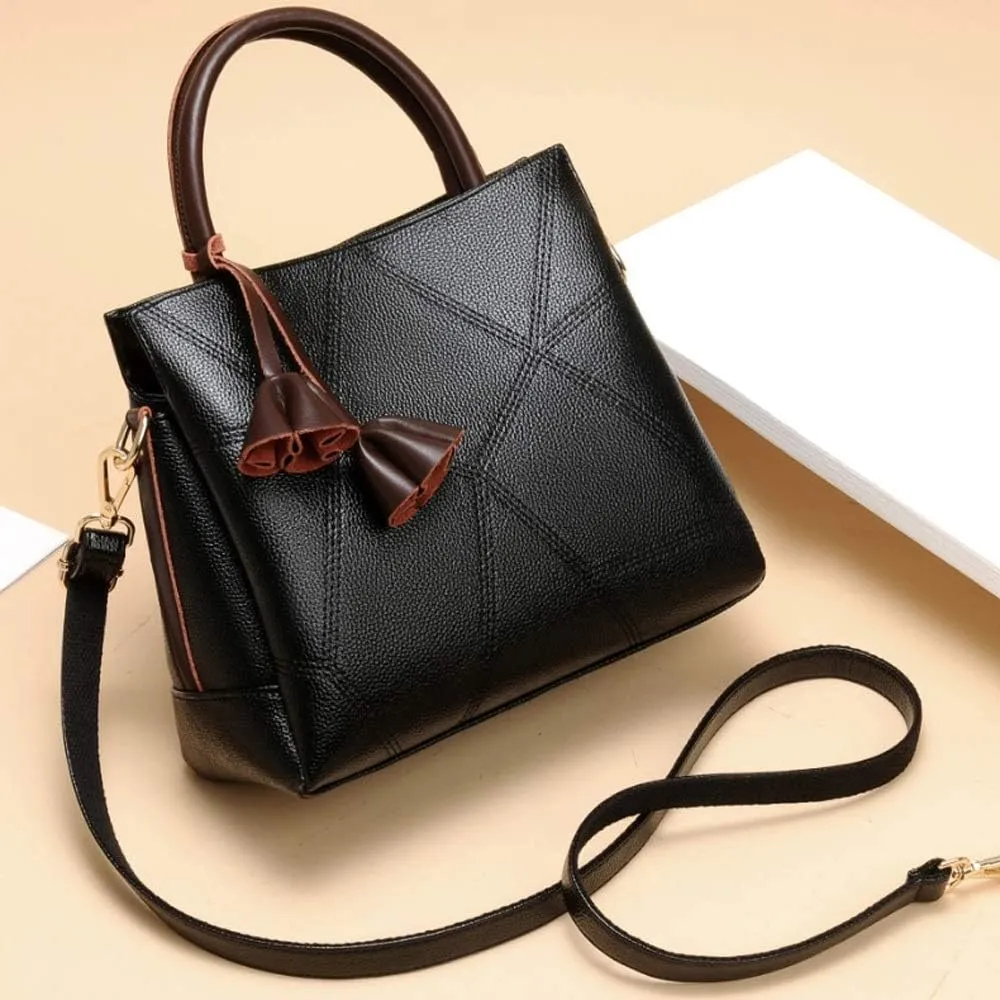Women's Handbags Ladies Handbag, Mom Handbag, Messenger Bag, New Bag, Middle-Aged Female Bag, Fashion Shoulder Bag, Large-Capacity Mother-in-Law Bag(Pink)