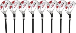 Women's Majek Golf All Ladies Hybrid Complete Full Set which Includes: #3, 4, 5, 6, 7, 8, 9, PW. Lady Flex Right Handed New Utility L Flex Club