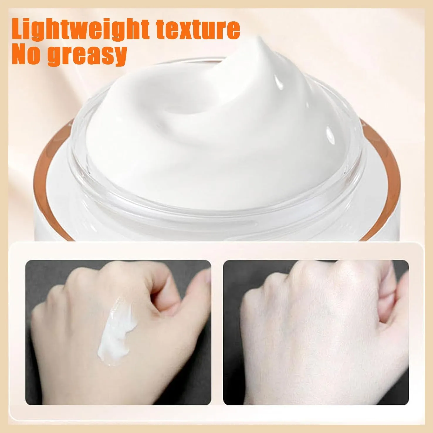 XIRUJNFD Kekecai Hydro 𝐖𝐡𝐢𝐭𝐞𝐧𝐢𝐧𝐠 Cream, Anti Wrinkle and Firming Foundation, Kekecai Cream Foundation, SXCS Makeup Cream for Brightening, Swarous Makeup Cream for Brightening (1Pcs)