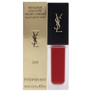 Yves Saint Laurent Tatouage Couture Velvet Matte Cream - 208 Rouge Faction Lipstick Women 0.2 oz