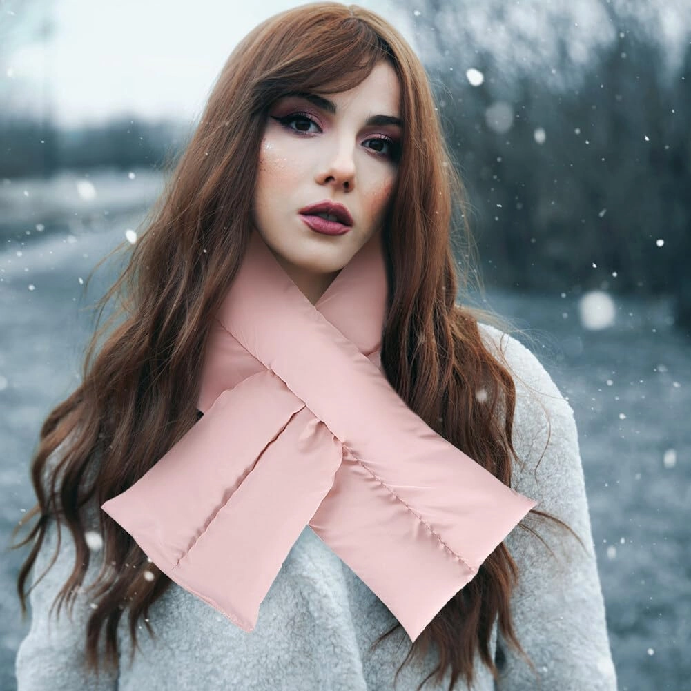 Zcargel Down Scarf,115cmx18cm Winter Scarf Men Women For Protection Against Cold Womens With Matching Daily Life Outdoor