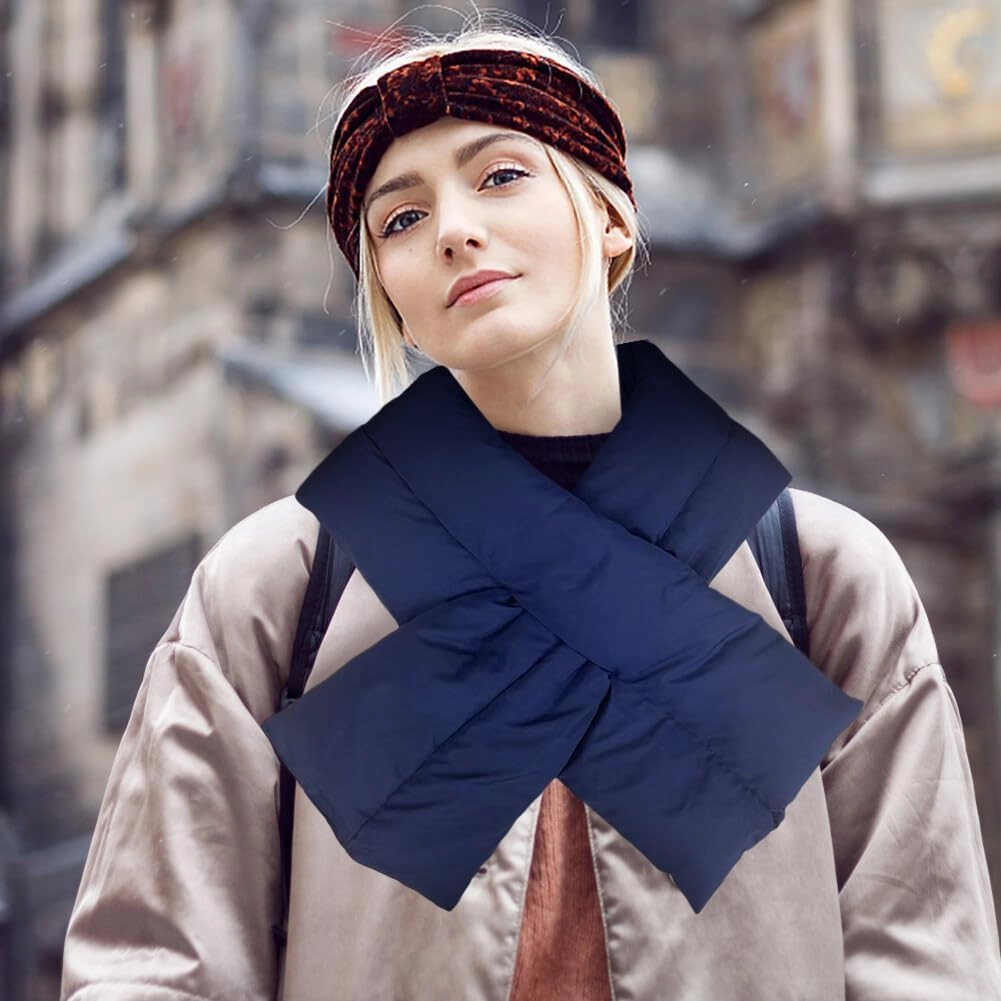 Zcargel Down Scarf,115cmx18cm Winter Scarf Men Women For Protection Against Cold Womens With Matching Daily Life Outdoor
