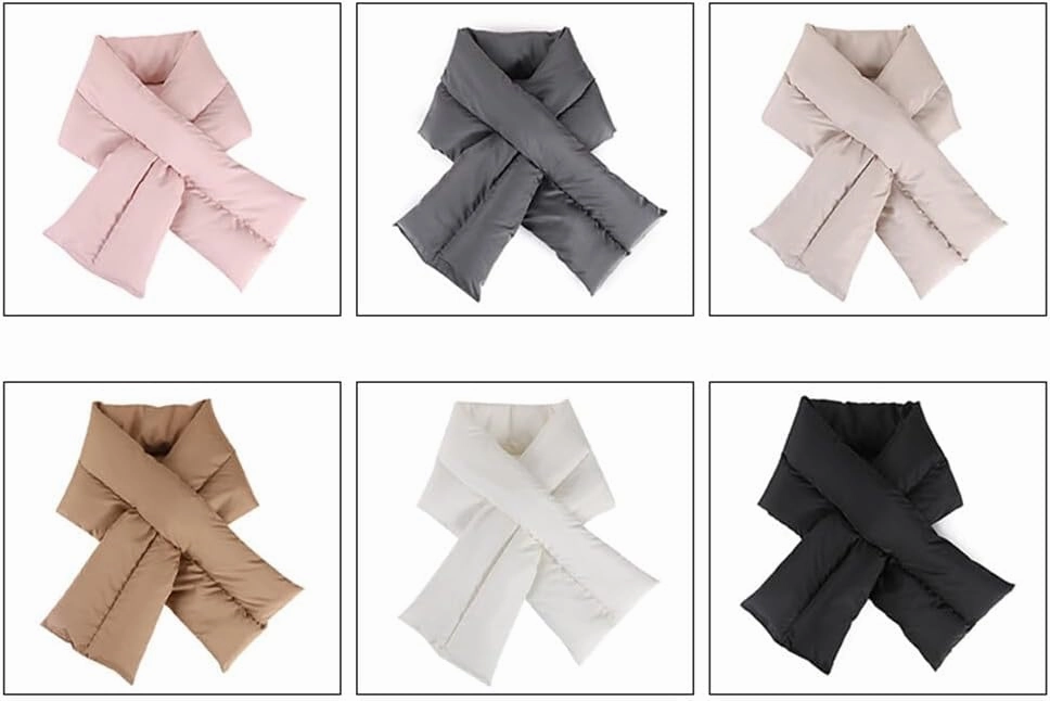 Zcargel Down Scarf,115cmx18cm Winter Scarf Men Women For Protection Against Cold Womens With Matching Daily Life Outdoor