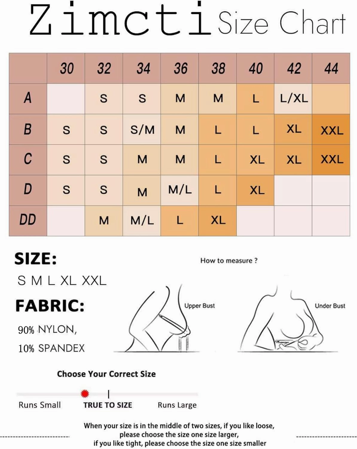 Zimcti Strapless Bras for Women Comfortable Non-Slip Silicone Bandeau Bra Seamless Tube to Bralette