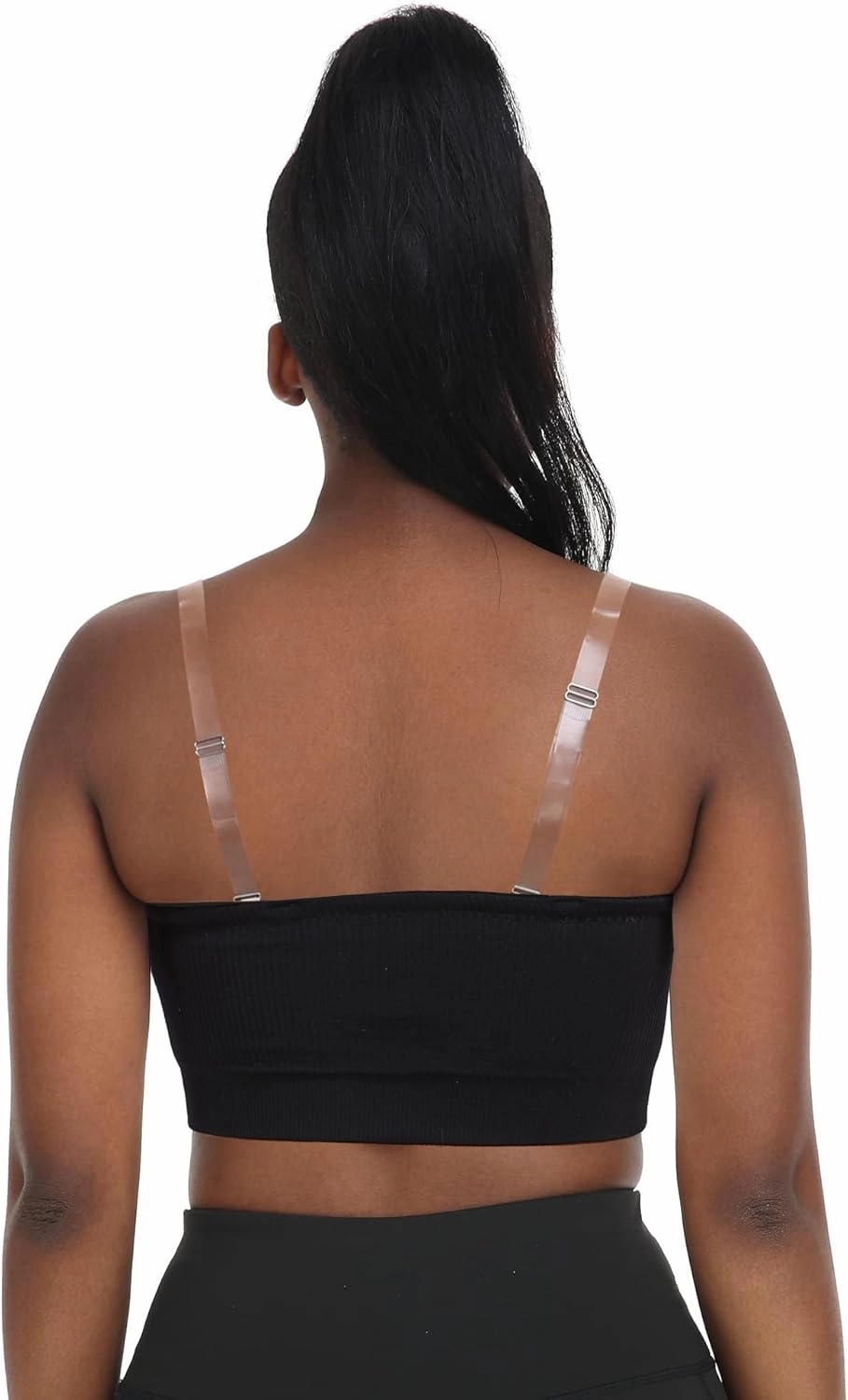 Zimcti Strapless Bras for Women Comfortable Non-Slip Silicone Bandeau Bra Seamless Tube to Bralette