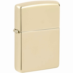 Zippo Windproof Pocket Lighter Classic Champagne High Polish Finish Metal 46682