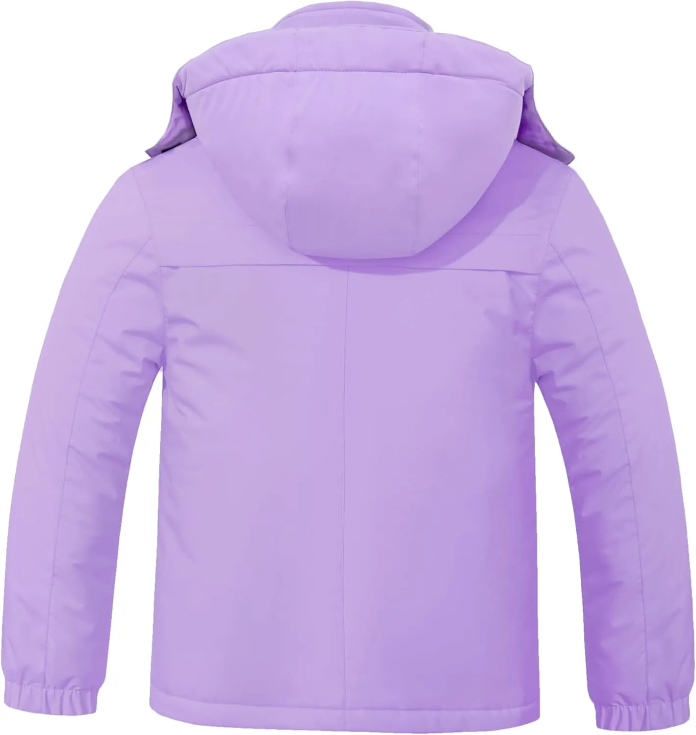 ZSHOW Girls' Waterproof Ski Jacket Warm Winter Coat Thicken Quilted Fleece Lined Parka