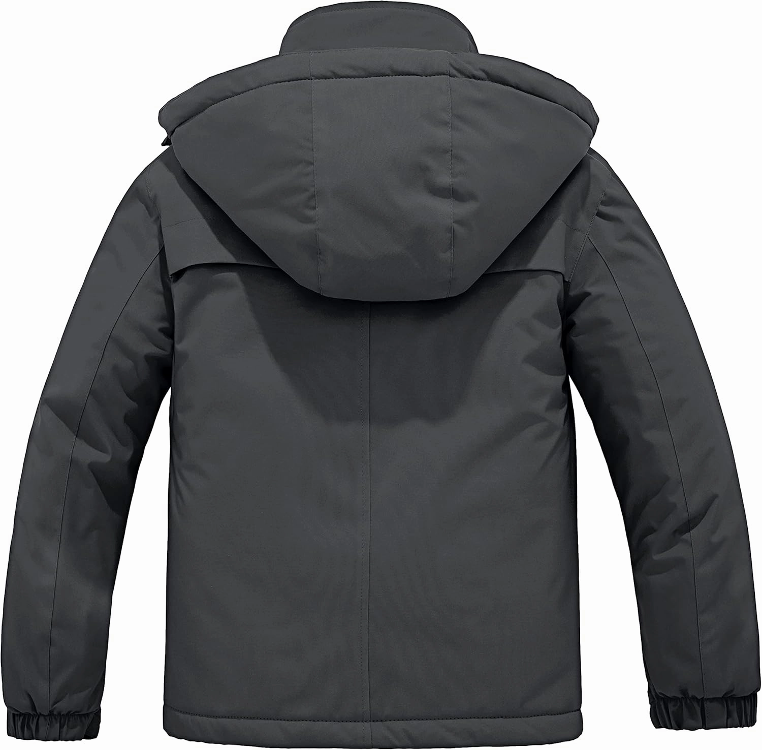 ZSHOW Boys' Waterproof Ski Jacket Hooded Fleece Lined Raincoat Warm Winter Coat